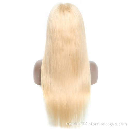 613 Blonde Lace Front Wigs Remy Brazilian 13x4 Straight Lace Front Human Hair Wigs